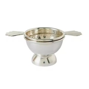 ที่กรองชาสแตนเลสดีไซน์ทันสมัย ใช้ซ้ำได้ สำหรับชาใบ - Product Image 1