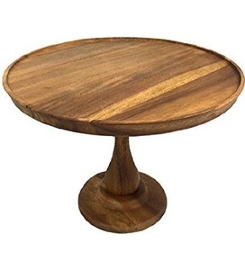 Hand <b>Crafted</b> Design Cake Stand Wooden Cake Stand Cake <b>Tools</b> Wooden Cake Platter Solid Wood Cake Stand At Factory Wholesale Price - Product Image 2