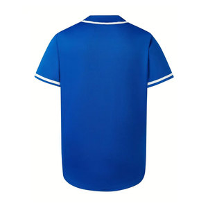 Camiseta de Béisbol Transpirable de Estilo Libre, Superventas, con Diseño de Logotipo Personalizado, Manga Larga, Dos Botones, 100% Poliéster, Anti-UV - Product Image 2