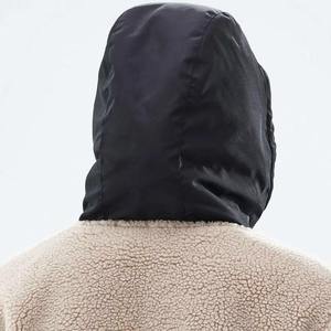 Sweat-shirt d'hiver à capuche en polaire Sherpa Polartec coupe-vent respirant, imperméable, protection UV, coupe longue, fermeture éclair - Product Image 3