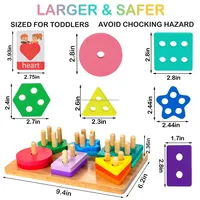Juguetes de Rompecabezas Interactivos de Pino Khadim Handicrafts para Niños, Educativos, Divertidos y Estimulantes para el Desarrollo Cerebral de Todas las Edades