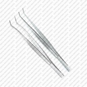 Dental College Cotton <b>Pliers</b> (Meriam Dressing Forceps) <b>Set</b> 2 Pcs 16cm Surgical Instrument Stainless Steel OEM CE Certified - Product Image 3