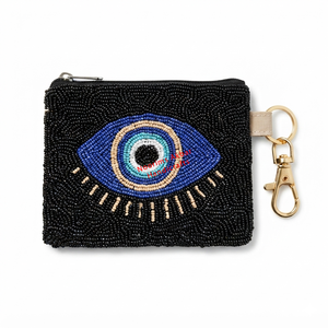 Monedero de cuentas con diseño de vaca rosa y corona floral, cartera con cremallera hecha a mano para regalos de boutique y accesorios de moda - Product Image 2