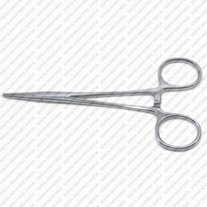 Pince hémostatique Halsted pour moustiques, 5 pouces, droite, à poignée verrouillable, en acier inoxydable, instrument chirurgical vétérinaire - Product Image 3