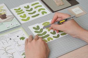 Fantástico Kit de Modelo de Papel Troquelado Hecho a Mano, Miniatura de Planta, 3D, Coleccionable, Rompecabezas, 2026-01 - Product Image 5