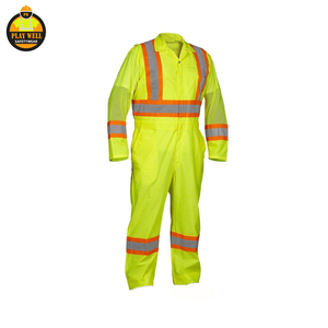 Factory Direct Customizable High Visibility Cotton Waterproof Level Protection Loose Fit Construction Coveralls - Product Image 1