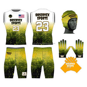 Uniforme de fútbol americano 7v7 de compresión, uniforme personalizado de fútbol americano 7v7, el mejor uniforme 7on7 - Product Image 2