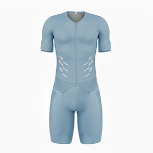 Combinaison de cyclisme personnalisée pour hommes, vêtements de course sur route aérodynamiques - Product Image 3
