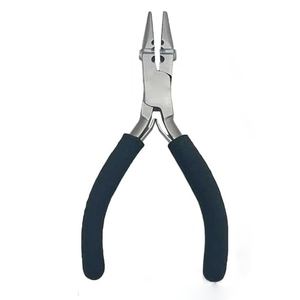 Latest Hair Extension Pliers Tools <b>Wigs</b> <b>Clips</b> with Silicone Back for Hair Extensions Accessories Golden Color Tools - Product Image 5