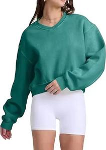 Streetwear personnalisé de haute qualité, décontracté, effet délavé, 100% coton French Terry, col en V, unisexe, personnalisable à l'avant - Product Image 6