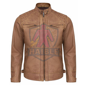 แจ็คเก็ตมอเตอร์ไซค์สำหรับผู้ชายฤดูหนาว ขายตรงจากโรงงาน รุ่นปี 2026 บริการ OEM ปรับแต่งได้ ระบายอากาศ กันน้ำ ทำจากหนัง - Product Image 5