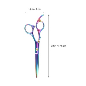 Private Label Professional <b>Left</b>-<b>Handed</b> Barber Haircutting Thinning <b>Scissors</b> 420 & 440 Stainless Steel Beauty <b>Scissors</b> - Product Image 5