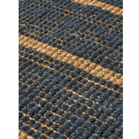 Tapis en jute bleu personnalisé 100% naturel, tissé à la main, OEM ODM, marque privée, usine
