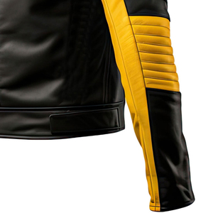 Chaqueta de Cuero Premium para Motociclistas, Impermeable, Transpirable, Protección Resistente, Ropa para Moto, Servicio ODM OEM, Color Único - Product Image 6