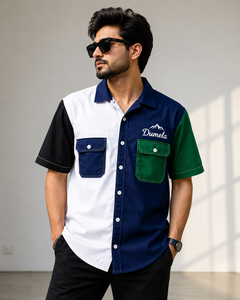 เสื้อยืดคอกลมแขนสั้นทรงปกติสำหรับผู้ชาย ยี่ห้อ Dumela ผ้าถักด้านหน้า 100% ผ้าฝ้ายเนื้อแน่น 180 กรัม ระบายอากาศได้ดี ป้องกันการเป็นขุย - Product Image 3