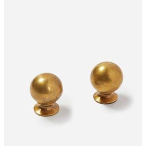 Modern Black Round Drawer Knobs Metal Cabinet Hardware Bolt <b>Inserting</b> Type for Drawers 2 Pack Fancy Knob Modern Designs - Product Image 2