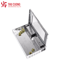 Piège à rats et souris double porte écologique du Vietnam, mini, facile, non toxique, en acier galvanisé, pour intérieur, jardin, cuisine, bureau