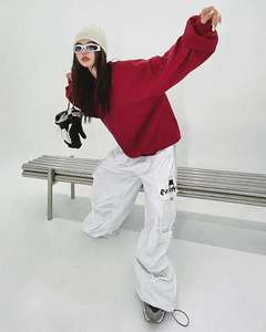 Pantalones de Esquí Impermeables para Hombre y Mujer, Pantalones de Snowboard Transpirables y Resistentes al Viento, Pantalones de Nieve Cálidos y Acolchados para Invierno, Corte Holgado - Product Image 3