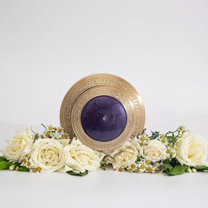 Urne funéraire élégante en aluminium pour adultes, porte-cendres commémoratif, récipient décoratif pour hommage funéraire avec couvercle fileté sécurisé - Product Image 5