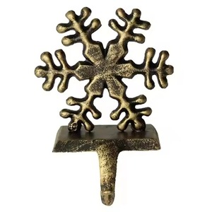 Elegant Metal <b>Stocking</b> Hook Ornament for Holiday Event Styling - Product Image 2