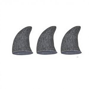 Botón de palanca de cuerno de búfalo natural, patrón cuadrado para ropa, producción directa de fábrica, interruptores de palanca de cuerno de resina - Product Image 5