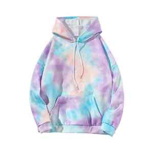 Nouveau Sweat à Capuche Décontracté pour Homme 2026, Style Hip Hop, Tricoté, Infroissable, Imprimé, Streetwear Ample, Tie-Dye - Product Image 6