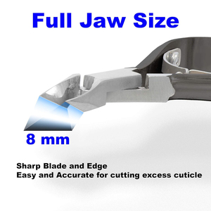 ที่ตัดหนังกำพร้าที่ตัดเล็บสแตนเลสที่ตัดเล็บรูปทรงแบนพิเศษคม - Product Image 6