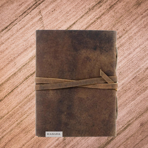 Premium Quality Leather Handmade Dairy Hardcover Leather Journal Diary Notepad With Wood-free Cotton Paper for Men & Women - Product Image 3