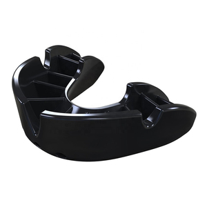 Protège-dents Asporea Traders, nouveau design 2024, protection des lèvres, MMA, boxe, en caoutchouc/silicone, durable, noir/blanc, pour les dents et les gencives - Product Image 2