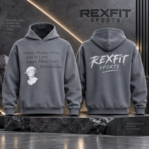 Men's Winter <b>Grey</b> Washed Pullover Hoodie Graphic Heavyweight Fleece Oversized Streetwear <b>Sweatshirt</b> Custom OEM Wholesale Apparel - Product Image 2