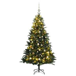 Sapin de Noël Artificiel Articulé avec 300 LED et Ensemble de Boules 82,7 Pouces - Product Image 1