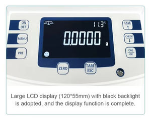 कम कीमत उच्च गुणवत्ता पूरी तरह से स्वचालित इलेक्ट्रॉनिक विश्लेषणात्मक संतुलन, चीन उच्च परिशुद्धता इलेक्ट्रॉनिक विश्लेषणात्मक संतुलन - Product Image 3