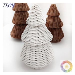 Adorno de Árbol de Ratán Natural para Regalos de Navidad, Recuerdos de Boda, Regalos Corporativos y Colecciones de Recuerdos Festivos - Product Image 2