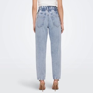 Jeans en denim premium pour femmes, pantalon taille haute en coton doux, vêtements décontractés élégants, vente en gros, jeans d'usine, coton confortable - Product Image 4