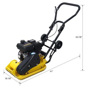 Compacteur à plaque thermique 2,5 CV conforme EPA pour béton, 79,7 cm³, force de compression 8200N, plaque de 19,3 x 12,6 po - Product Image 3