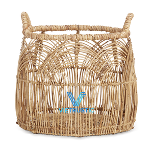 Cesta Organizadora Innovadora de Bambú y Ratán, Solución de Almacenamiento Hecha a Mano para Múltiples Aplicaciones - Product Image 1