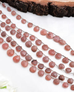 Piedra de sol natural facetada redonda, 8 pulgadas, piedra preciosa natural para la elaboración de joyería fina. - Product Image 1