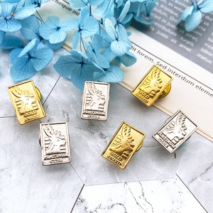 Pin de regalo de promoción con logotipo personalizado de fábrica, alfileres de solapa con insignia de latón y metal de hierro - Product Image 5