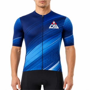Maillot de Ciclismo Personalizado para Hombre, Transpirable, Ligero, de Manga Corta, con Estampado, de Secado Rápido - Product Image 1