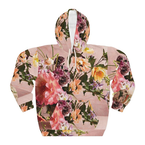 Sudadera con capucha cómoda y moderna con estampado colorido, sudadera con capucha de felpa premium para mujer, sudaderas con capucha estampadas para mujer, ropa urbana elegante. - Product Image 3