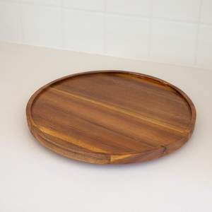 Organizador Giratorio Lazy Susan de Madera de Acacia Moderna de Alta Calidad, Bandeja de Mesa Hecha a Mano, Disponible al por Mayor - Product Image 2
