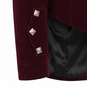 Scottish Custom Prince Charlie <b>Jacket</b> Waistcoat for <b>Men</b> <b>Velvet</b> Made <b>Jackets</b> - Product Image 6
