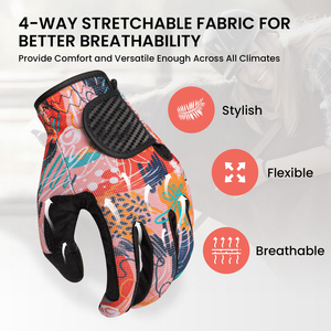 Super Grip Genuine Leather Horse Riding <b>Gloves</b> Anti-Slip <b>Moisture</b> Wicking Comfortable and Breathable for Winter Daily Use - Product Image 4