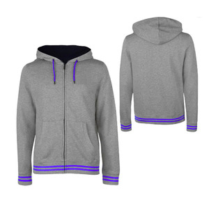 Sweat-shirt à capuche ample pour homme, respirant, écologique, en polyester/coton, motif uni, impression du logo sur le devant - Product Image 1