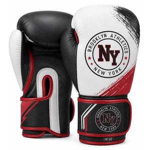 Gants de boxe en cuir PU de haute qualité pour Muay Thai, entraînement de kickboxing, sparring sur sac de frappe, fabrication sur mesure OEM. - Product Image 4