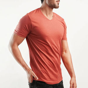 Camisetas Casuales Personalizadas de Alta Calidad 100% Algodón para Hombre, Corte Holgado, Logotipo Frontal, Servicio OEM, Manga Corta, Cuello Redondo, Transpirables - Product Image 4