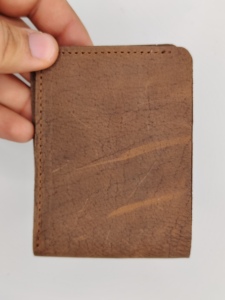 Men's Premium Durable Card Holders Minimalist Custom Logo Genuine Leather <b>Wallets</b> <b>RFID</b> Multi-Card Slots Short Slim Silk Lining - Product Image 6