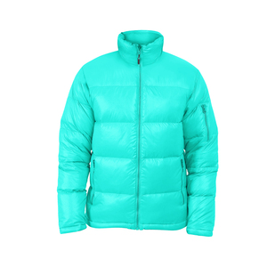 Veste matelassée légère moderne pour homme, résistante à l'eau, coupe-vent, col montant, fermeture éclair intégrale, veste d'hiver pour l'extérieur - Product Image 4