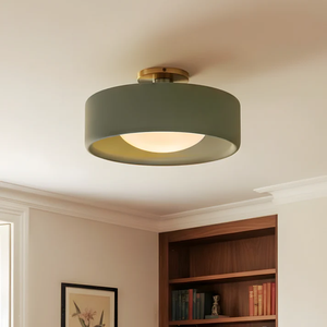 Plafonnier semi-encastré minimaliste Anders en porcelaine Aura de <span class=keywords><strong>Simig</strong></span> Lighting, luminaire moderne - Product Image 2