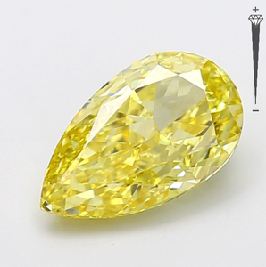Diamante Cultivado en Laboratorio con Certificación IGI, 4.51 CT, Corte Pera Modificado, Color Amarillo Intenso Fantasía, Claridad VS1, CVD LG 800611749 para Joyería - Product Image 1